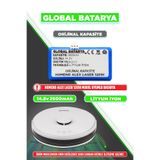 GLOBAL BATARYA Homend Alex Laser 1281h Akıllı Robot Süpürge Bataryası 14.8v 2600mah Pil (ORİJİNAL KAPASİTE)