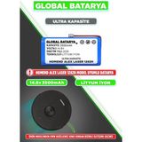 Global Batarya Homend Alex Laser 1282H Akıllı Robot Süpürge Bataryası 14.4V 3500MAH Li-Ion Pil (Ultra Kapasite)