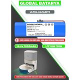 Global Batarya Philips Homerun 7000 Serisi Aqua XU7100/02 Robot Süpürge Bataryası 14.4V 7000MAH Li-Ion Pil (Ultra Kapasite)