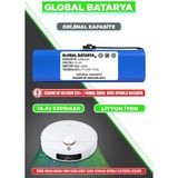 Global Batarya Xiaomi Mi Vacuum S10+ Uyumlu Akıllı Robot Süpürge Bataryası 14.4v 5200mah Lityum Iyon Pil (Orijinal Kapasite)