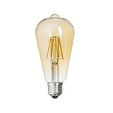GLOBAL KENDAL ELEKTRİK Global K2 Kes615 8w E27 2700k Sarı Flamanlı Rustik Led Ampul