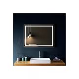 GLOBAL LED MIRROR 105x75 Cm Ledli Ayna Dresuar Hol Koridor Duvar Salon Banyo Wc Ofis Çocuk Yatak Odası Boy