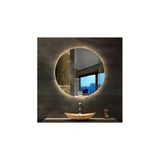 Global Led Mırror 45 Cm Dokunmatik Tuşlu Yuvarlak Ledli Ayna Banyo Aynası Dekoratif Ayna Boy Ayna Salon Duvar Ayna