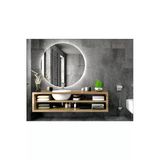 Global Led Mırror 50X80 Oval Ledli Ayna Banyo Aynası Tuvalet Aynası