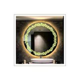 GLOBAL LED MIRROR 60 Cm Günışığı Ledli Tasarım Kumlamalı Banyo Aynası Makyaj Aynası Işıklı Ayna
