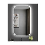 GLOBAL LED MIRROR 60x80 cm Ledli Ayna Dresuar Hol Koridor Duvar Salon Banyo Wc Ofis Çocuk Yatak Odası Boy