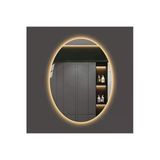 Global Led Mırror 70 Çap Ledli Yuvarlak Ayna Banyo Aynası Günışığı Led 70 Cm