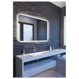 Global Led Mırror 70X60 Ledli Ayna Banyo Aynası Işıklı Ayna 80X60 Cm