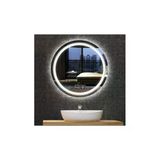 Global Led Mırror 75 Cm Dokunmatik Tuşlu Buğu Çözücü Ledli Yuvarlak Banyo Aynası