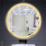 Global Led Mirror 75 cm Kumlamalı Ledli Yuvarlak Ayna Banyo Aynası Dekoratif Ayna Boy Ayna Salon Duvar Ayna