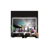 Global Led Mırror 75X105 Cm Bluetoothlu Dokunmatik Tuşlu Buğu Yapmayan Ledli Banyo Aynası