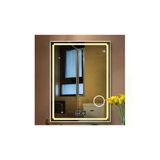 GLOBAL LED MIRROR 75x105 Cm Büyüteçli Dokunmatik Tuşlu Buğu Yapmayan Ledli Banyo Aynası