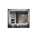 GLOBAL LED MIRROR 75x105 Cm Dokunmatik Tuşlu Ledli Ayna Banyo Aynası Dekoratif Ayna Boy Ayna Salon Duvar Ayna