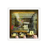 Global Led Mırror 75X105 Cm Günışığı Ledli Tasarım Kumlamalı Dokunmatik Bluetoothlu Buğu Önleyicili Banyo Aynası