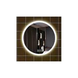 Global Led Mırror 85 Cm Dokunmatik Tuşlu Buğu Çözücü Ledli Yuvarlak Banyo Aynası