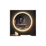 Global Led Mırror 85 Cm Dokunmatik Tuşlu Buğu Yapmayan Ledli Yuvarlak Banyo Aynası