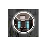 GLOBAL LED MIRROR Banyo Lavabo Aynası Ledli Yuvarlak 80 Cm Çapında 4 Mm Flotal Ayna