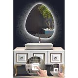 Global Led Mırror Global Asie Buğu Önleyicili Ve Dokunmatik Ledli Dekoratif Banyo Aynası Ve Makyaj Aynası