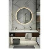 Global Led Mırror Gümüş Renk Ledli Banyo Konsol Aynası 80 Cm 80