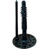 Global PLS 16 CM MANTOLAMA DÜBELİ SİYAH (100 adet)