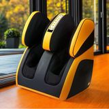 Global Relax® | Vıtalzen Plus Ayak, Bacaklar, Uyluk Ve Dizler İçin Elektrikli Masaj Aleti | Sarı I 3 Yoğunluk I Kompresyon Ve Isı Masajı Modları | Ağrı Kesici | Gevşeme Yardımı