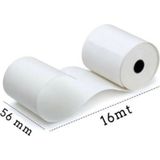 Global Rulo ve Etiket 56*16TERMAL Pos Rulo 8 Paket (80ADET) - Beyaz