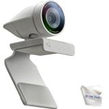 Global Teck Worldwide GTW Bundle Poly Studio P5 Webcam - Profesyonel Web Kamerası, Vlog for Online Meetings, YouTube, TikTok, Takımlar, Zoom, RingCentral, Vonage, 2200-87070-001, Streaming Apps, Düşük Işık Optik, Kumaş