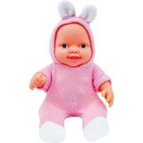 Global Toys 8 Farklı Ses Konuşan Tavşanlı Et Bebek - Pembe