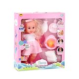 Global Toys Altını Islatan Et Bebek – 34 cm Aksesuarlı Sesli Oyuncak Bebek (%100 Yerli)
