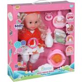 Global Toys Altını Islatan ve Konuşan Bebek Turuncu Renkli Eğlenceli Oyun Arkadaşı 34 cm