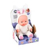 Global Toys Konuşan Tavşanlı Et Bebek – Mavi/pembe/beyaz Renk Seçenekli – Yazlık Oyuncak