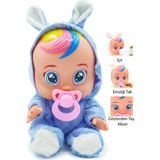 Global Toys Mavi Beyaz Pembe Renk Ağlayan ve Konuşan Et Bebek 3+ Yaş Kız Çocuk İçin Eğlenceli