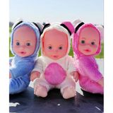 Global Toys Mavi Beyaz ve Pembe Koala Kostümlü Konuşan Oyuncak Bebek