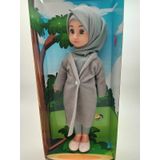 Global Toys Tesettürlü Meryem Bebek GL100842 - Gri