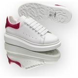 Globalux Women’s Alexander Mcqueen Sneakers - Sneaker In White/red - Alexander Mcqueen Kadın Sneaker - 001 - Beyaz