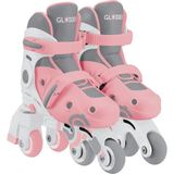 Globber 2in1 Paten Xs/s - Pastel Pembe