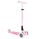 Globber Elite Deluxe 3 Tekerlekli Katlanabilir Işıklı Pembe Scooter 439-710