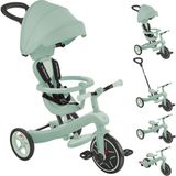 Globber Explorer 4in1 Ekolojik Trike Bisiklet Mint Yeşili Ebeveyn Kontrollü 10 Ay ve Üzeri