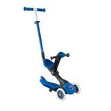 Globber Go Up Deluxe 3 Tekerlekli Katlanabilir 3İn1 Işıklı Mavi Scooter