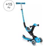 Globber Go Up Deluxe Mavi 3 Tekerlekli Oturaklı Çocuk Scooter
