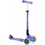 Globber Primo 3 Tekerlekli Işıklı Katlanabilir Lacivert Scooter