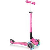 Globber Prımo Katlanabilir Lıghts - Çocuklar Için 3 Tekerlekli Işıklı Scooter-Pembe