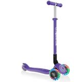 Globber Primo Plus Mor Katlanabilir Işıklı Scooter