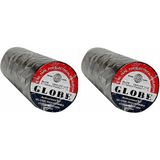 Globe 0.13 mm x 19 mm x 10 mm Izole Bant Elektrikçi Bandı Siyah 20'li Paket