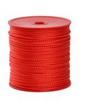 Globe 1,5 Mm Polyester Çok Amaçlı İp Halat - Kırmızı - 200 M. - Makaralı