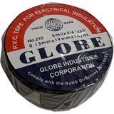 Globe 19MM Elektrik Bandı - GÜMÜŞ - Siyah