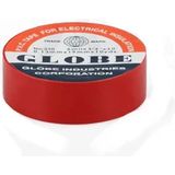 Globe 19MM Pvc Elektrik Izole Bant Kırmızı Izolasyon Bandı 5 Mil x 3/4 x 30 0.13MM X19MM x 10 Yds. - 5 Adet