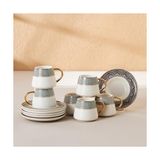 Globe 6 Kişilik Kahve Fincanı Takımı 90 ml - 001-Renkli