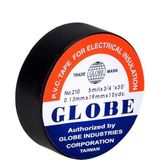 Globe Elektrik Bandı 0.13MM x 19MM x 10 Yds NO:210 Siyah (1 Adet)