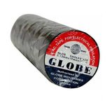 Globe Izole Bant 10 x 19 Siyah Renkte - Elektrik Izole Bantı - Plastik Bant - Yapıştırıcı Bant -Hsyn-